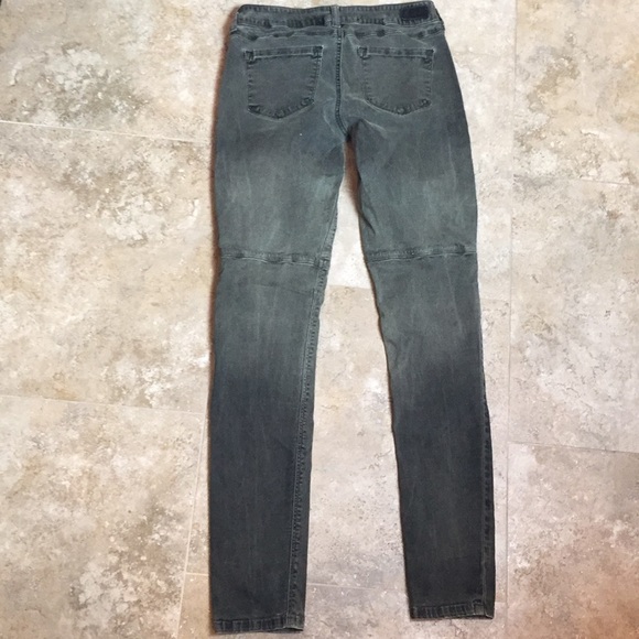 Design Lab Jeans Green Denim Super Skinny - Picture 4 of 7